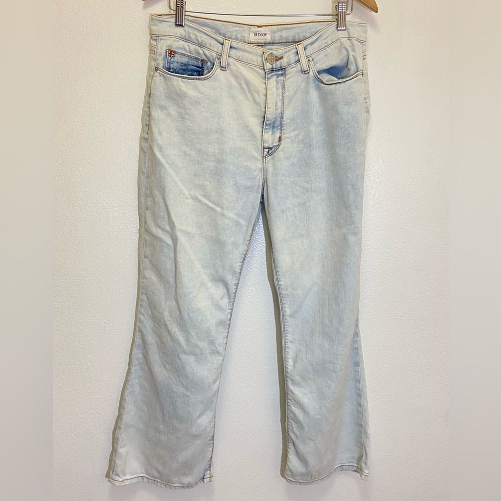 Hudson - Women Jean Blair High Rise Bootcut Acid Wash - size 31 (10)